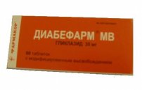 Диабефарм мв 30 мг: цена таблетки, инструкция и отзывы, противопоказания препарата