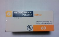 Метформин Рихтер: инструкция по применению препарата, цена и противопоказания